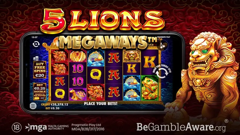 5 Lions Megaways Pragmatic Play Pin Up Chile