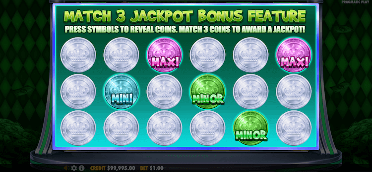 Joker's Jewels Cash gameplay &mdash; parrilla 5x3 con jokers acumulando valores de efectivo esperando al Joker Collector Pin Up Chile