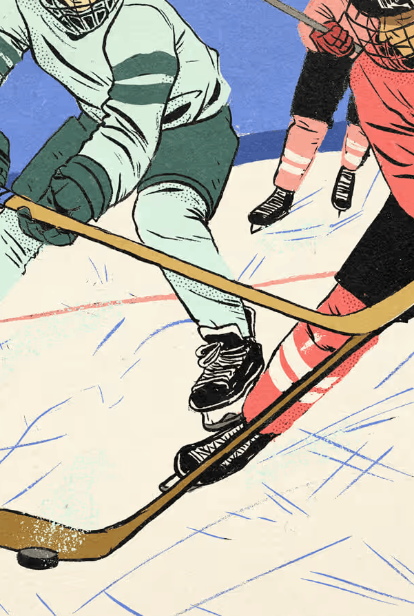 Hockey hielo Pin Up Chile